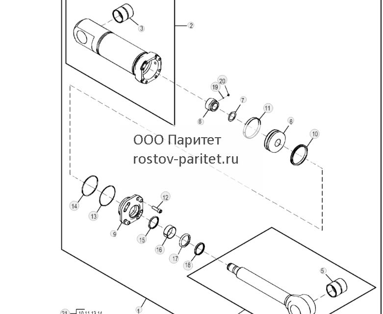 Компоненты цилиндра рыхлителя, нижний - ST806909 332.jpg